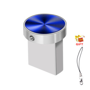 Mini Metal Button USB Flash Drives 64GB 32GB 16GB Blue Memory Stick Red External Storage Creative Gift Pen Drive Silver Pendrive