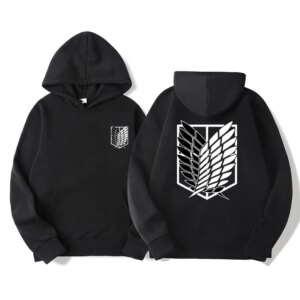 Attack on Titan Men’s Hoodie Anime Hoodies Men Women Streetwear Pullover Harajuku Shingeki no Kyojin Hoodies Sweatshirt Clothes