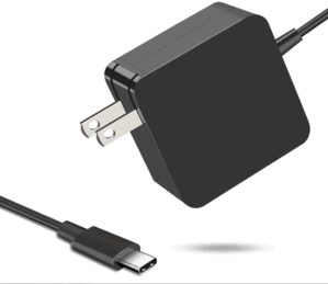 65W USB C Power Adapter Type C Power PD Wall Fast Charger Fort Mac Book Pro, Dell Latitude, Lenovo, Huawei Matebook, HP Laptops