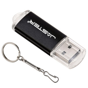 JASTER New Creative With Key Chain USB 2.0 Flash Drive 128GB 64GB 32GB 16GB 8GB 4GB Pendrive Fashion 9 Colors U Stick Gift