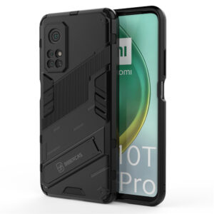 For Xiaomi Mi 10T/10T Pro Case Camera Protection Back Cover Bumper with Kickstand Phone Stand Hardcase