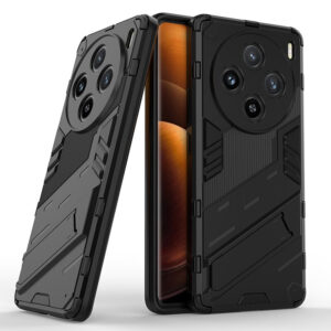 For Vivo X100 5G Case Camera Protection Back Cover Bumper With Kickstand Phone Stand Hardcase