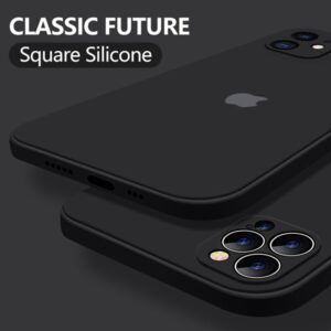 Velvet Phone Case Cover with Logo Silicone For iPhone 16 15 14 Plus 13 Pro Max 12 11 XS XR X 7 8 Plus