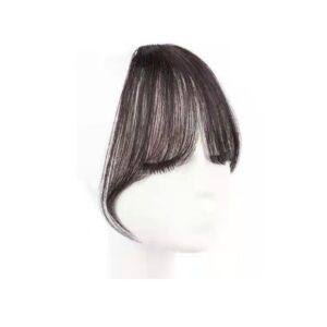 Party Invisible Black Hair Extension Natural Hairpieces Clip In Hair Accessories Girls Women Synthetic Air Bangs 3D Bangs Wig Straight Bangs Front Neat Bang