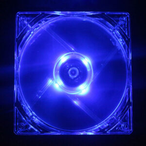12V 0.20A 80mm CPU Cooler Fan 4 LED Silent PC Computer Case Cooler Cooling Fan Mod blue and Colorful Light