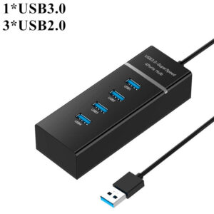 USB 3.0 5Gbps High Speed USB Hub 3 0 4 Ports For PC Computer Docking Station Adapter Splitter for Hard Drives Mouse Keyboard