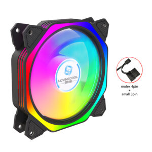 LOVING COOL 120mm Blades Computer Case Fan Support 5V 3PIN ARGB Radiator Ventiladores PWM 6PIN Rgb Cooling Silent Speed LED Fans