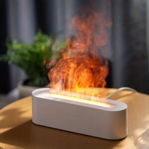 USB-150ML Color Air Flame Humidifier, Home Cold Mist aromatic essential oil diffuser, portable, gift