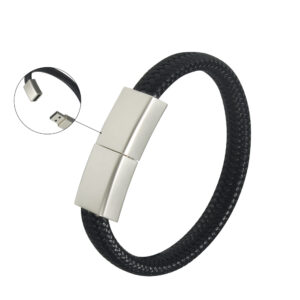 The Gift of Memories Bracelet USB Flash Drive 128GB Black Wristband Creative Gifts Memory Stick Water Proof Pen Drives U Disk