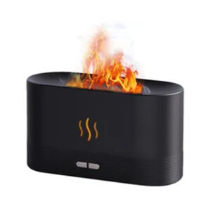 Seven colors Aroma Diffuser Air Humidifier Ultrasonic Cool Mist Maker Fogger Led Essential Oil Flame Lamp Difusor