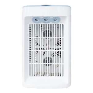 Portable Air Conditioner Fan USB Desk Fan Water Cooling Desktop Table Fan Quiet Rotation 3 Speeds 200ml Water Tank for Office