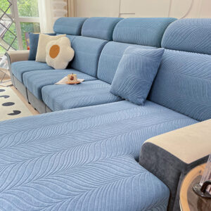 Splash-proof jacquard sofa cover, high elasticity, anti dirt sofa cushion cover, anti cat scratch sofa cover