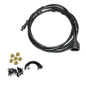 20FT Misting Cooling System Outdoor Misting Line Cooling Watering Sprayer Kit DIY Saving Water Misting Equipment Set for Garden