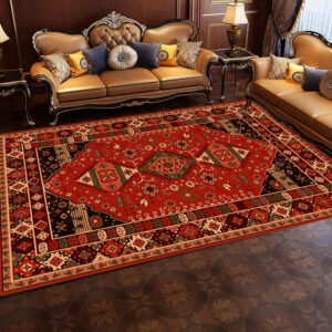 VIKAMA Crystal Pile Bohemian Ethnic Style Living Room Bedroom Sofa Coffee Table Home Fashion Non-slip Carpet