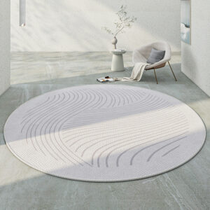 Wabi-sabi round carpet living room sofa coffee table balcony ins wind bedroom dresser study chair bed mat