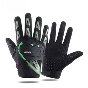Sports Gloves Men and Women Q9075 Outdoor Full Finger Anti-slip Tactical Gloves Driving Shock-proof Fitness Cycling Gloves
