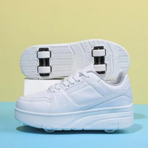 Fashion Roller Skate Shoes Kids Children Casual Sports Toy Gift Games Boys 4 Wheels Sneakers Girls Boots Ultra Light Rollerskate