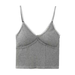 Crop Top Women Sexy Sleeveless Tops Fashion Female Underwear Lady’s Camisole Girl Basic T-shirt Vest Lingerie Bras Tube Tops Hot