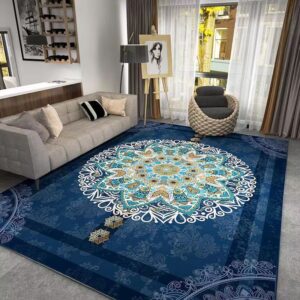 Bohemian style crystal velvet carpet wear resistant dirt bedroom non-slip bedside living room sofa coffee table blanket
