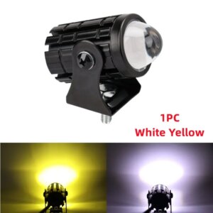 1pcs Mini Driving Light LED Projector Lens Motorcycle Headlight ATV Scooter for Auxiliary Spotlight Lamp