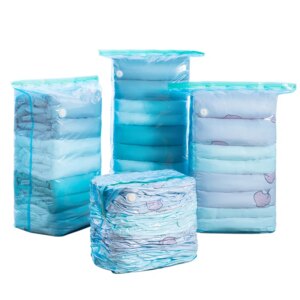No Need Pump Vacuum Bags Large Plastic Storage Bags for Storing Clothes Blankets Compression Empty Bag Covers Travel Accessories