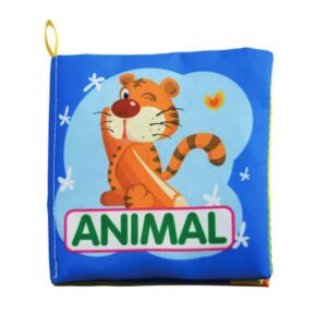 Baby Soft Cloth Books Rustle Sound Baby Quiet Books Animal Infant Early Learning Educational Toys 0 -12 Months Tear-proof