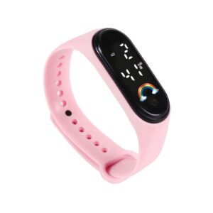 1pcs Waterproof Children Smart Watch Boy Girl Fashion LED Digital Wristwatches Silicone Sport Kids Watch Birthday Gift Bracelet