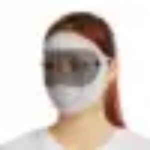 Summer Sunscreen Ice Silk Mask Dust-proof Forehead Sunshade Full Face Breathable with Goggles Ear-mounted Mask Cycling Glasses