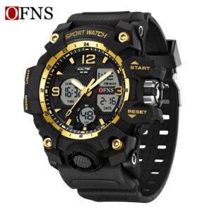 OFNS Top Brand G Style Sports Men’s Watches Military Quartz Watch Man Waterproof LED Digital Wristwatch for Men Clock Relogio