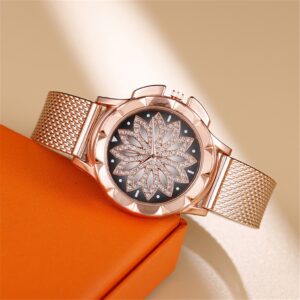 The Latest Ladies Steel Belt Watch Wild Lady Creative Fashion Gift