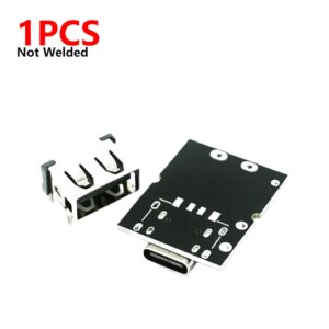 5V 2A Lithium-Ion Battery Charge Module Type-C Input Charging Boost Power Board Support 4.2V Lithium Battery High-precision