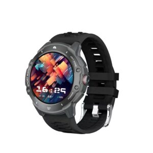 KB08 Smart Watch 4G Network SIM Card 1.43”AMOLED 200W Camera with GPS Wifi Google Play 466*466 Screen Android for Men Women
