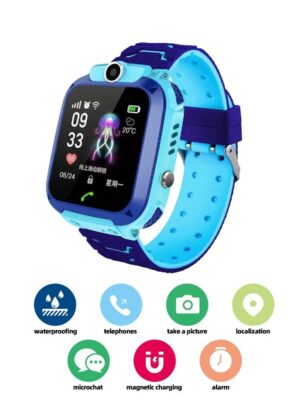 Children GPS Smart Watch Waterproof IP67 1.44 Inch HD Touch Screen Student Smart Watch Dial Call Voice Chat 2024 New Kids Gift