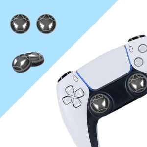 2pcs Silicone anti slip button cover, compatible with PS4 and PS5
