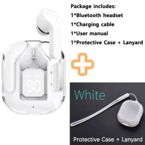 BT30 Gaming Earbuds TWS Bluetooth 5.3 HIFI Bass Wireless Headset Sports Headset (Buy Earphone And Get: Protective Case + Lanyard