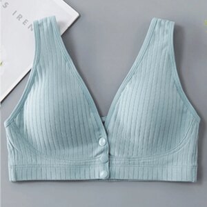 Pure Cotton Nursing Bra Women’s Breastfeeding Maternity Underwear Women Pregnancy Plus Size Bralette Gather Crop Top Women