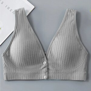 Pure Cotton Nursing Bra Women’s Breastfeeding Maternity Underwear Women Pregnancy Plus Size Bralette Gather Crop Top Women