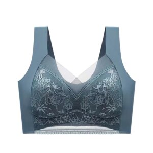 High-quality Sexy Lace Seamless Women’s Vest Top Support anti-sagging No Steel Ring Women’s Bra Sports Yoga Vest Thin Section