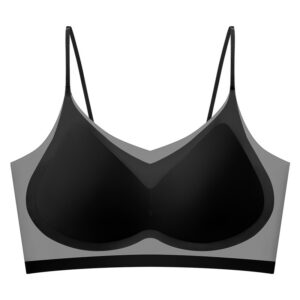 Seamless Bras For Women Ice Silk Underwear Small Chest Sexy Lingerie Padded Push Up Bra Sexy Tube Top Bra Intimates