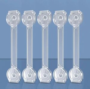 5pcs Child Security Protection Lock Protection Kids Drawer Home Anti-open Cabinet Kids Door Refrigerator Safety Lock Buckle