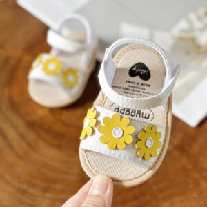 Infant Baby Girls Summer Sandals Newborn Toddler First Walker Crib Dress Shoes