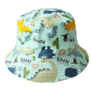 Summer Baby Hat Boy Girl Cotton UV Protection Sun Cap Children Panama Sun Cap Beach Kids Bucket Hat Cute Cartoon Infant Caps