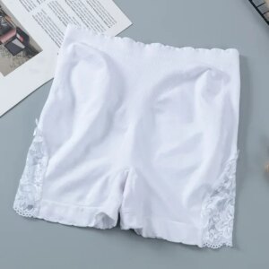 Safety Short Pants Thin Seamless Lace Leggings High Waist Hip-lifting Pants Ice Silk Panties Summer Underwear Accessories