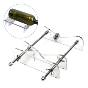 DIY Glass Bottle Cutter Adjustable Sizes Metal Glassbottle Cut Machine for Crafting Wine Bottles Household Decorations Cutting