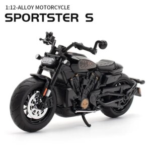 1:12 Alloy Harley Sportster S Racing Motorcycle Model Diecast Street Sports Motorcycle Model Kids Toy Gift