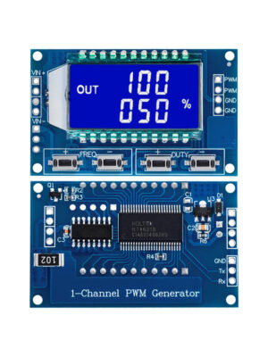 1PCS 1Hz-150Khz Signal Generator PWM Board Module Pulse Frequency Duty Cycle Adjustable Module LCD Display 3.3V-30V 1Hz – 150Khz