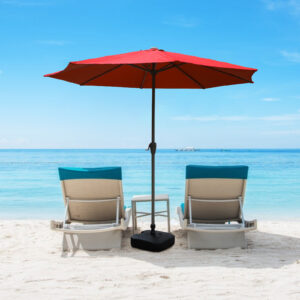 2M Beach Courtyard Pool Umbrella Cover Swimming Market Garden Table 6 Rib Terrace Home Textiles Replacement Umbrella Shade Cover