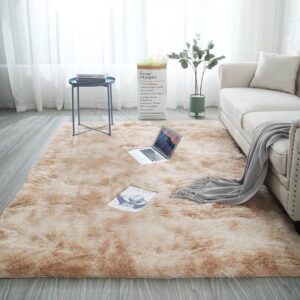 Manufacturers Wholesale Color-changing Silk Hair tie-dye Printed Carpet insPV Velvet Living Room Study Bed Bedroom Carpet
