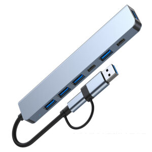 7 IN 1 USB Hub 3.0 Multiport Dock Station Type C Splitter 5W PD Adaptador for Lenovo Macbook Pro Computer Accessories