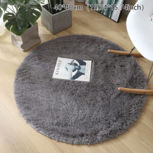 Plush Carpet Fluffy Wool Rug Living Room Carpets Faux Fur Round Mat Kids Room Long Plush Rugs Home Bedroom Decor Shaggy Carpet